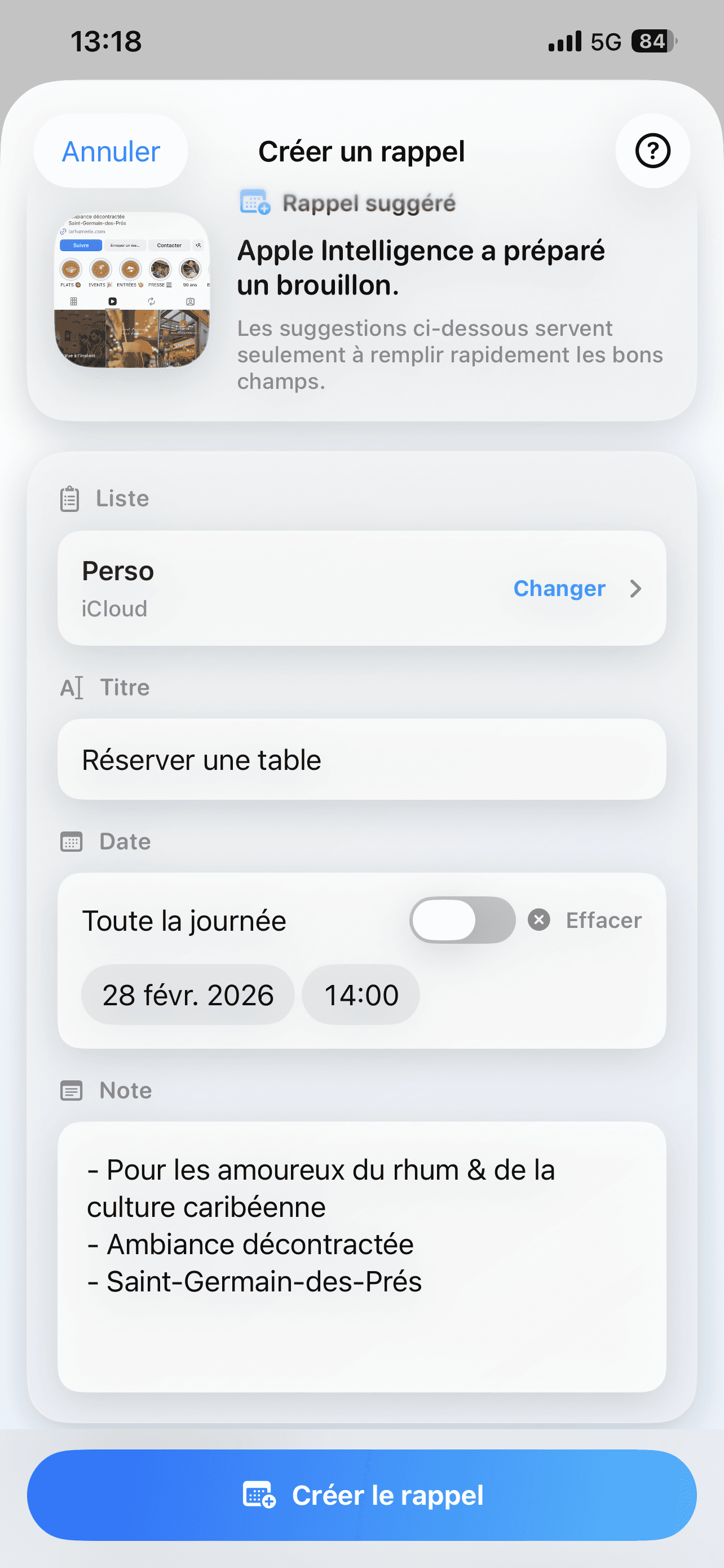 App screenshot